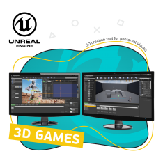 Unreal Engine 4. Игровой движок - КИБЕРшкола программирования для детей, компьютерные курсы для школьников, начинающих и подростков - KIBERone г. Нягань