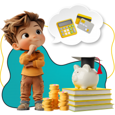 Финансовый интеллект вместе KIBERone - КИБЕРшкола программирования для детей, компьютерные курсы для школьников, начинающих и подростков - KIBERone г. Нягань