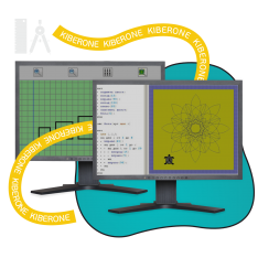 Исполнители чертежник и черепашка - КИБЕРшкола программирования для детей, компьютерные курсы для школьников, начинающих и подростков - KIBERone г. Нягань