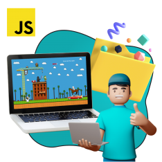 Программирование на JavaScript. Учимся создавать игры! - КИБЕРшкола программирования для детей, компьютерные курсы для школьников, начинающих и подростков - KIBERone г. Нягань